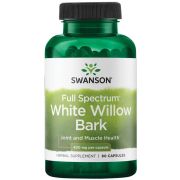 Swanson Full Spectrum White Willow Bark 400 mg 90 Capsules