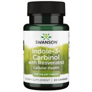 Swanson Indole-3-Carbinol with Resveratrol 200 mg 60 Capsules