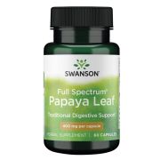 Swanson Papaya Leaf 400 mg 60 Capsules