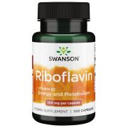 Swanson Riboflavin Vitamin B-2 100 mg 100 Capsules