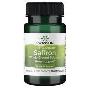 Swanson Saffron Whole Ground Stigmas 15 mg 60 Capsules