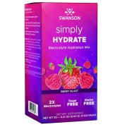 Swanson Simply HYDRATE Electrolyte Hydration Mix (Berry Blast) 30 Packets