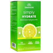 Swanson Simply HYDRATE Electrolyte Hydration Mix (Lemon-Lime) 30 Packets
