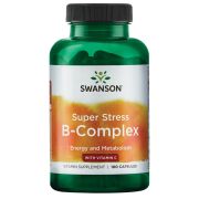 Swanson Super Stress B-Complex with Vitamin C 100 Capsules