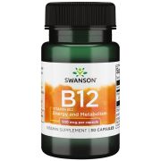 Swanson Vitamin B12 Cyanocobalamin 500 mcg 30 Capsules