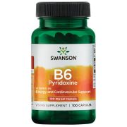Swanson Vitamin B6 Pyridoxine 100mg 100 Capsules