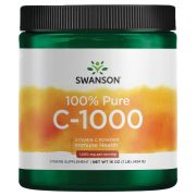 Swanson Vitamin C Powder 100% Pure 1,000 mg 16 oz Powder