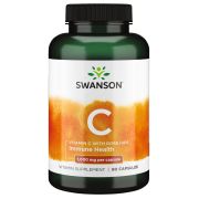 Swanson Vitamin C with Rose Hips 1,000 mg 90 Capsules Front of bottle

