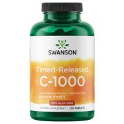 Swanson Vitamin C with Rose Hips Timed-Release 1,000mg 250 Tablets