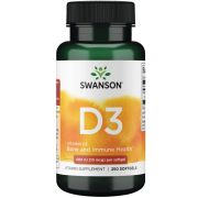 Swanson Vitamin D 400 Iu (10 mcg) 250 Softgels