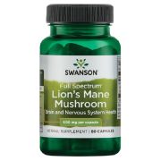 Swanson Full Spectrum Lion's Mane Mushroom 500 mg 60 Capsules