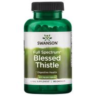 Swanson Blessed Thistle 400 mg 90 Capsules Front of bottle
