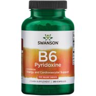 Swanson Vitamin B-6 Pyridoxine 100 mg 250 Capsules