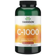 Swanson Vitamin C with Rose Hips 1,000 mg 250 Capsules