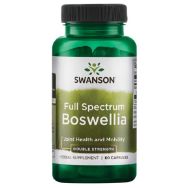 Swanson Full Spectrum Boswellia Double Strength 800 mg 60 Capsules Front of bottle
